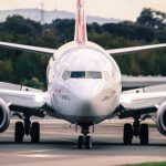 A Turkish Airlines B737 after landing. Photo by Nickyhardinguk.