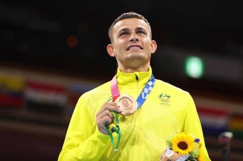 Australian Olympian boxer Harry Garside proving that not all Aussie's are hooligans
