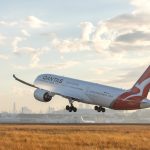 Showing Qantas Airlines plane