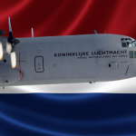 Koninklijke Luchtmacht C130 transport aircraft returns from Afghanistan