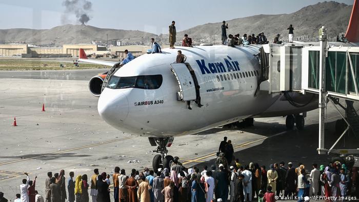 Show stranded Afghans in Kabul Airport