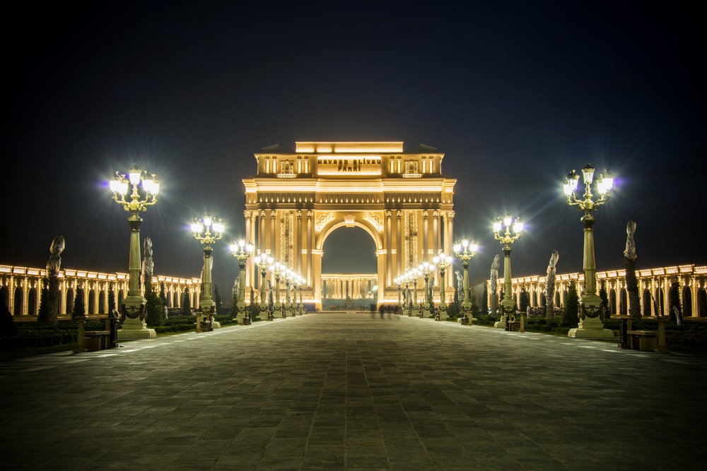 Arch de Triomph of Ganja Heydar Aliyev Park