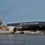 Showing 787 Air New Zealand plane