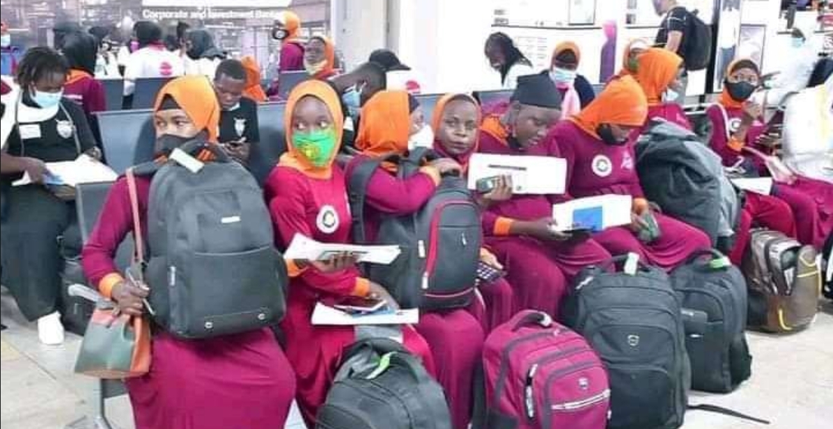 To show passengers stranded at Entebbe International Airport. 