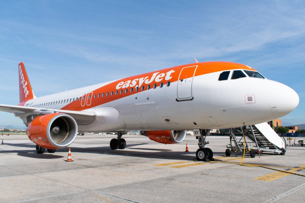 EZY A320 at stand. @ Marco Macca / Travel Radar