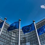 European union flags