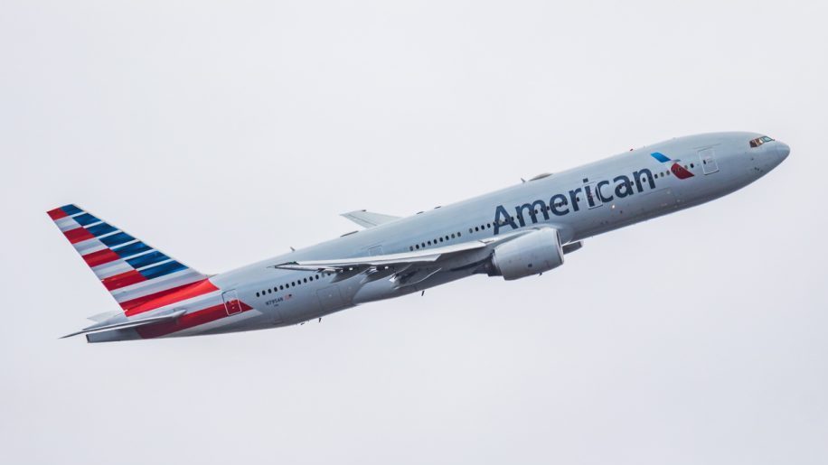 American Airlines aircraft airborne
