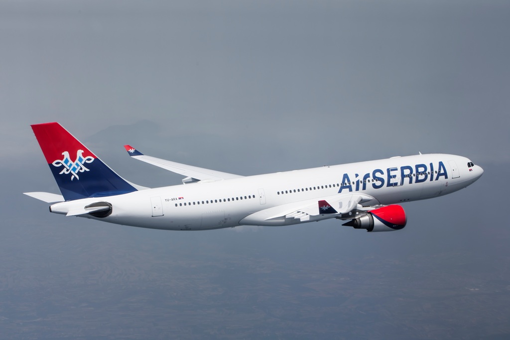 serbia aircraft in flight