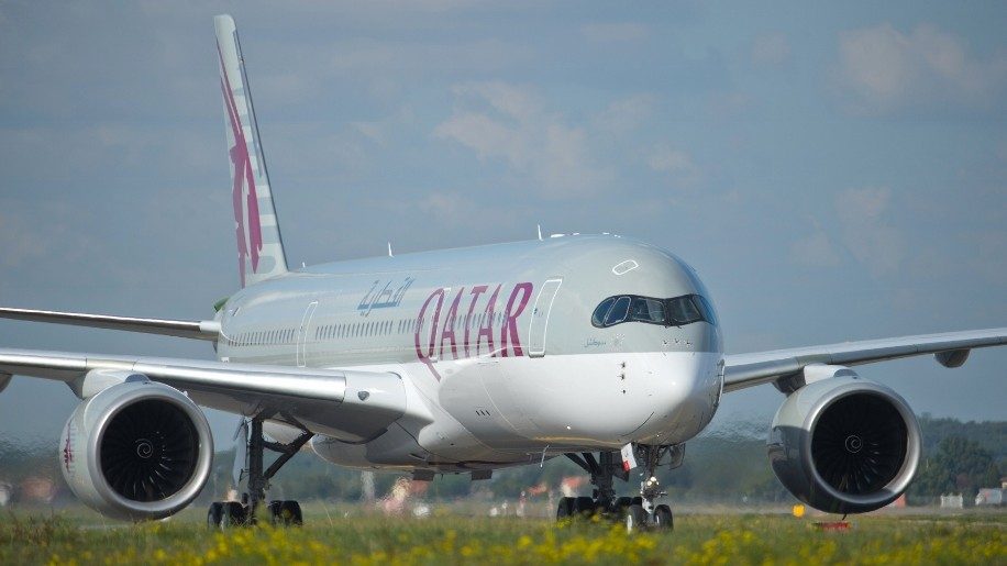 Qatar Airways A350-900 aircraft