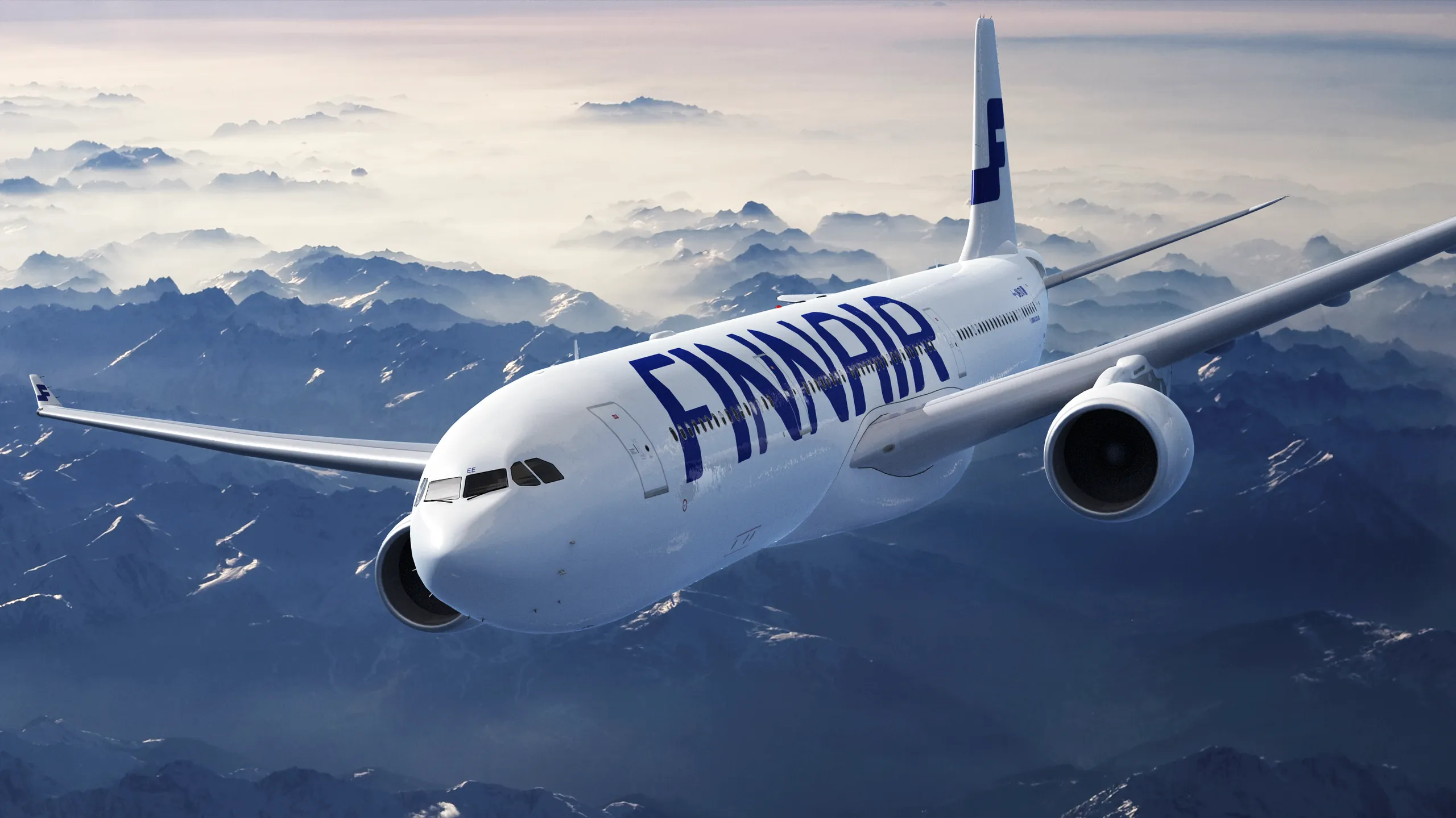 Finnair aircraft airborne