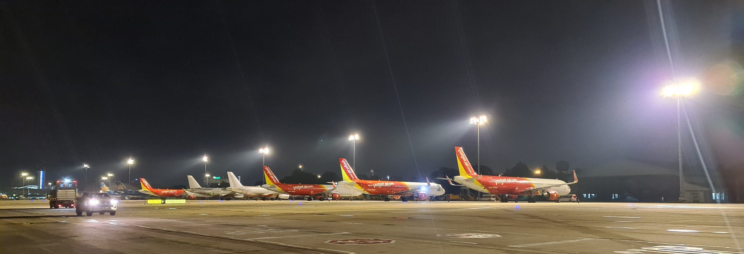 TSN Airport Night