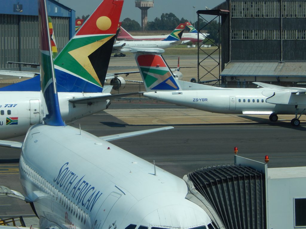 african airlines seek to make pan-african airline group with regional hub including JNB