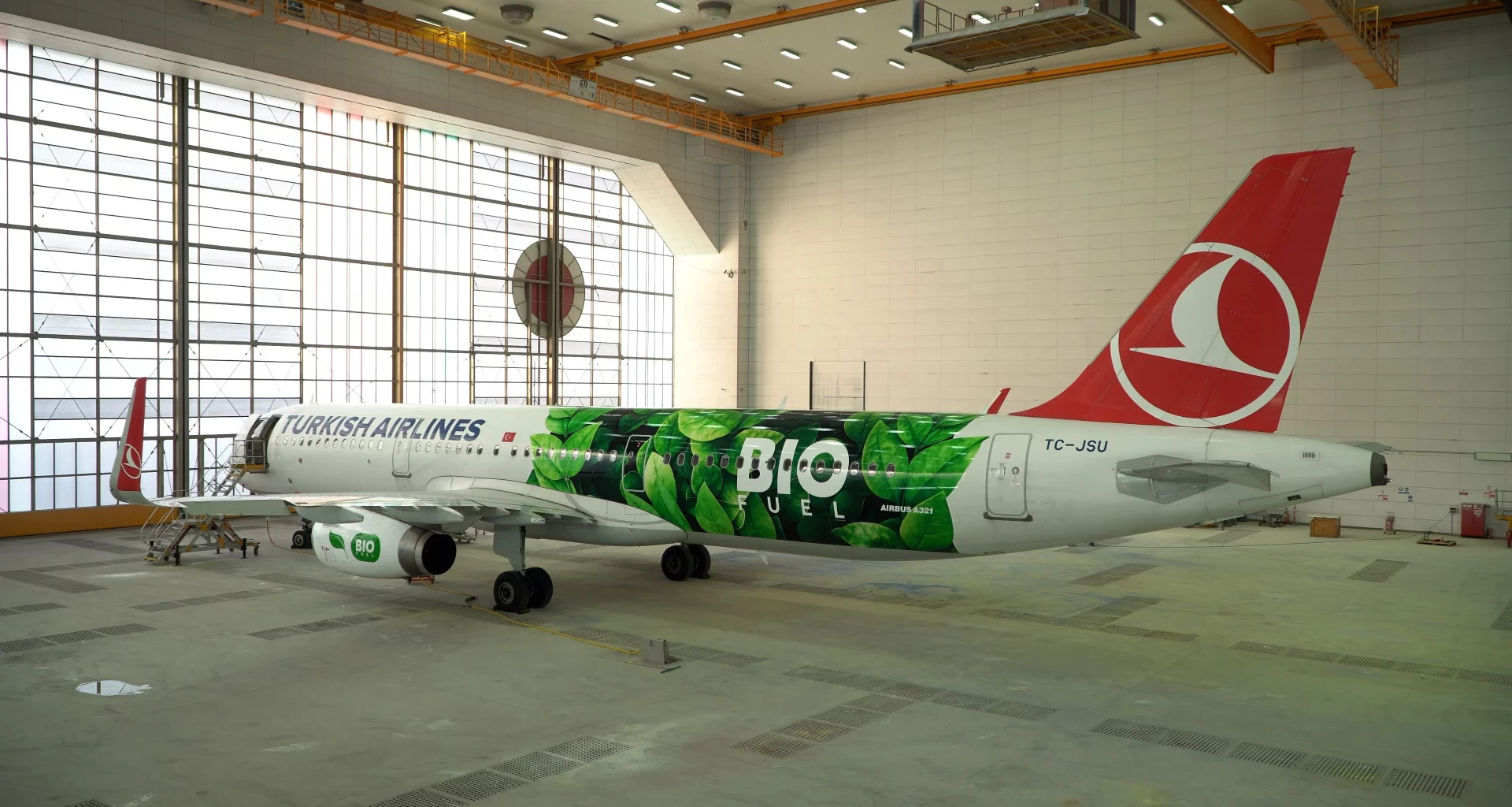 Turkish Airlines biofuel livery