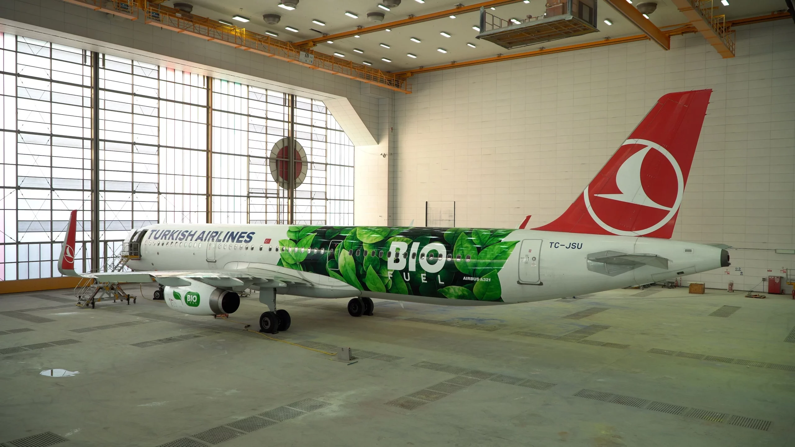 Turkish Airlines biofuel livery