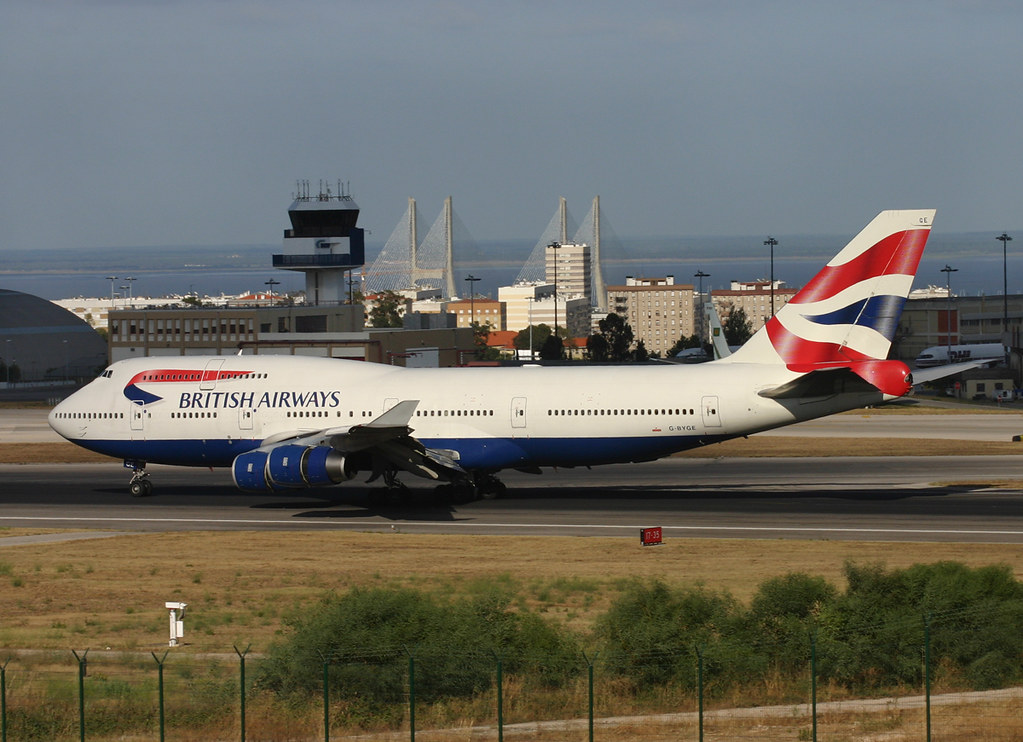 British Airlines at Lisbon Airport