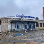 Antonov assesses damage at hostomel airport