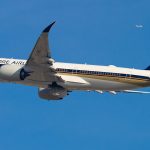 SIA A350 moments after taking-off. @ Andrea Ongaro / Travel Radar