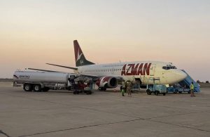 Azman Air aircraft