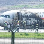 Tibet Airlines flight TV8933 catches fire