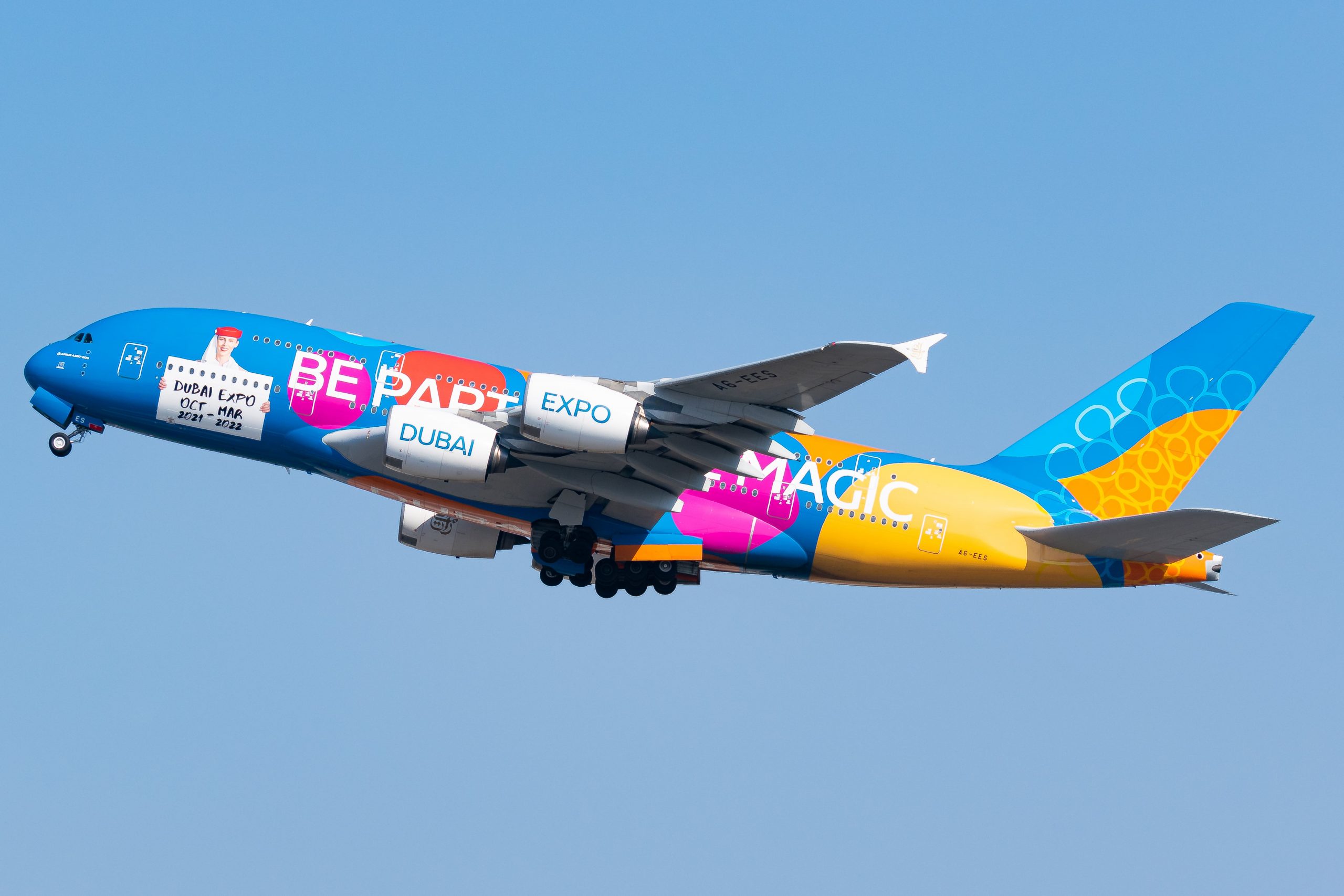 Emirates A380 Expo delivery. @ Marco Macca / Travel Radar
