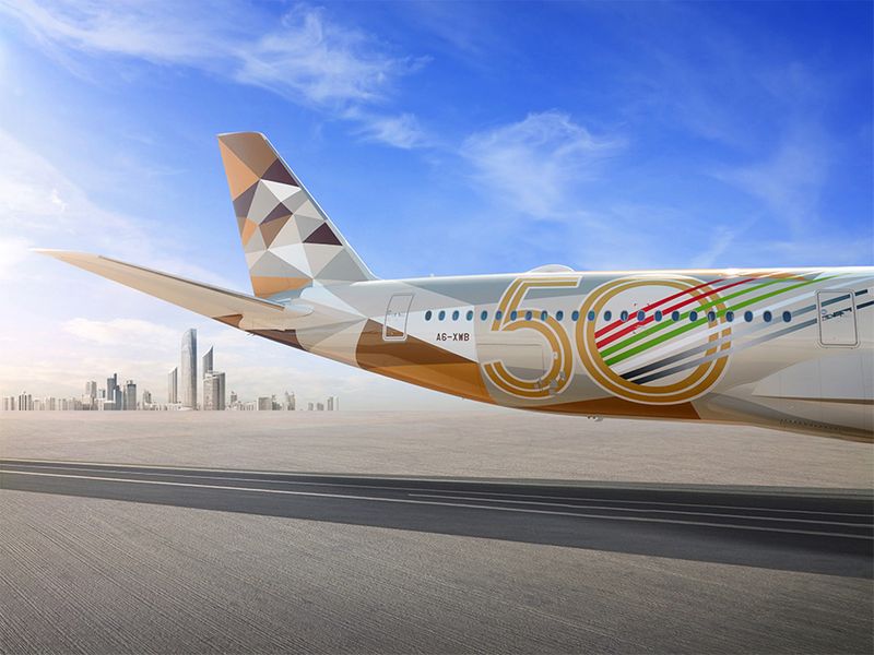 Etihad Airways Airbus Sustainable50