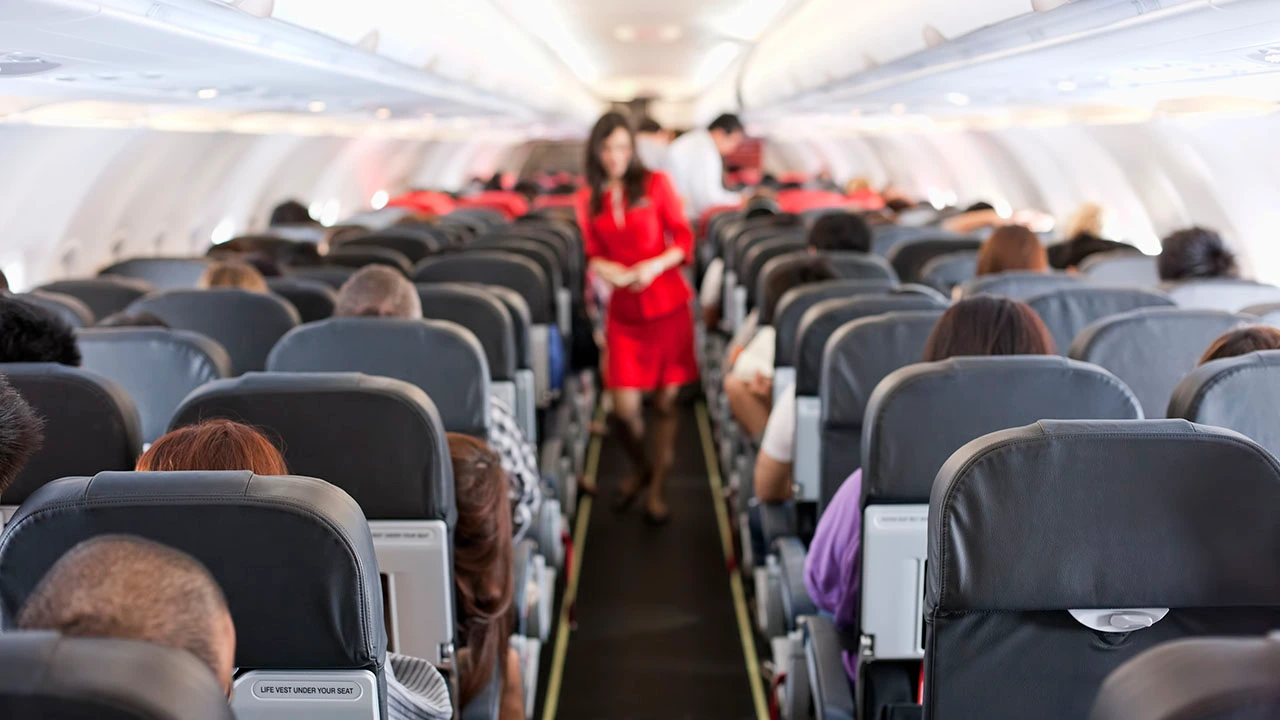 Passengers on aircraft