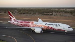 Qantas B787 Dreamliner aircraft