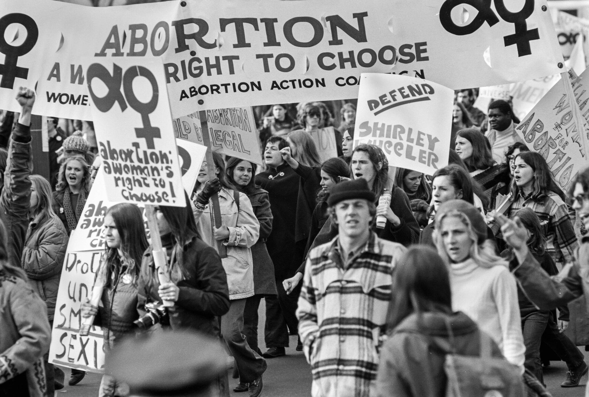 US protestors, activists and demonstrators for abortion rights