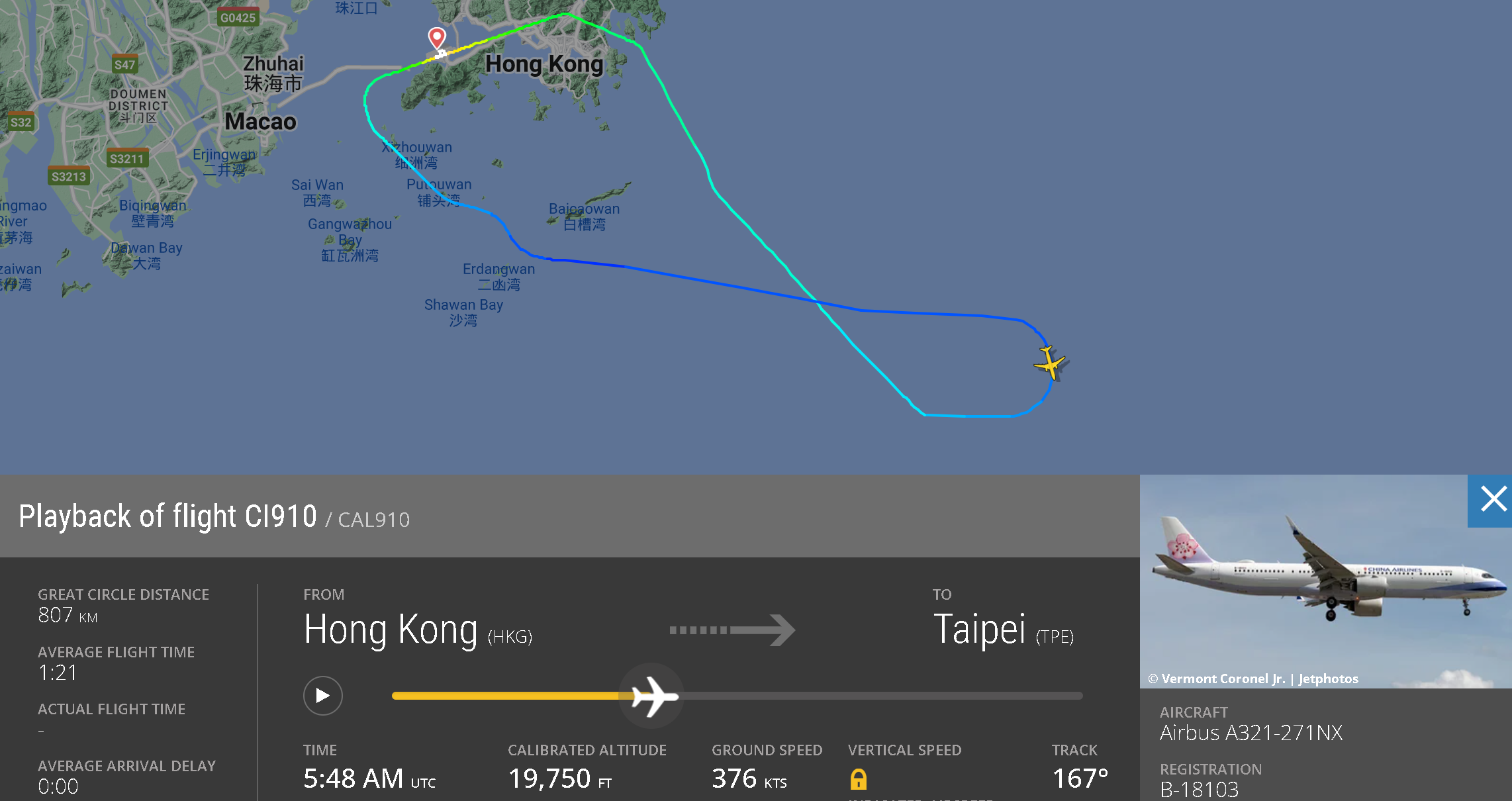 A321neo Engine Failure HKIA