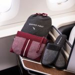 Qantas first class service to Singapore Changi