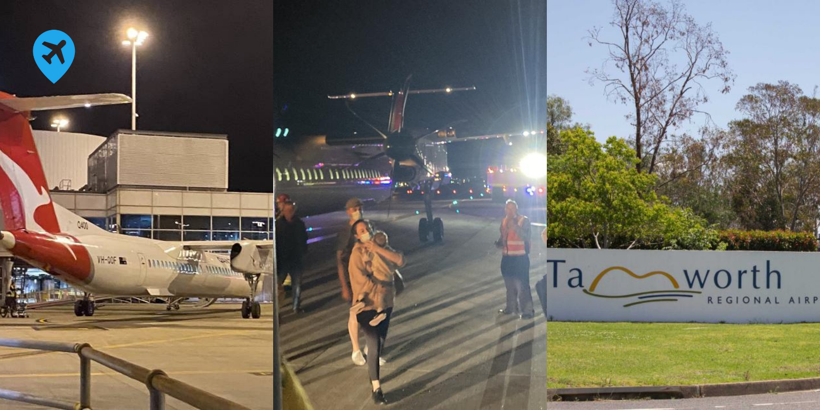 Qantas Link plane in emergency landing at Sydney Airport