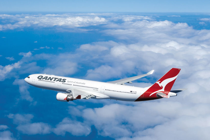 Qantas Airbus A330, shell fuel plant