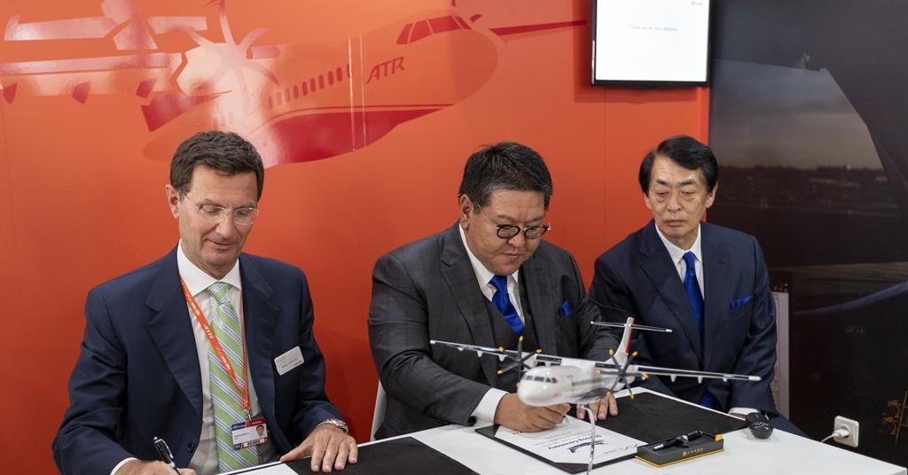 Japan's Feel Air and ATR at Farnborough Air Show