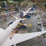 Boeing's Factory in Everett, Washington