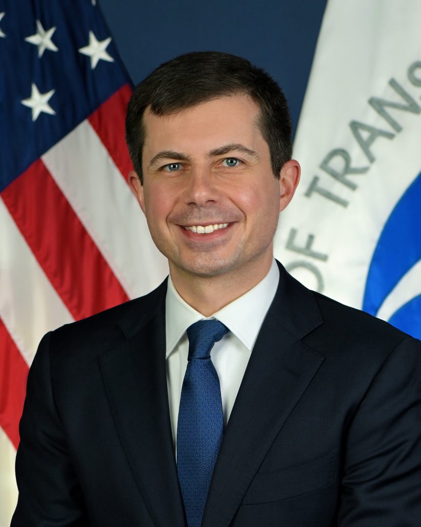 US transportation Secretary, Pete Buttigieg | US DoT