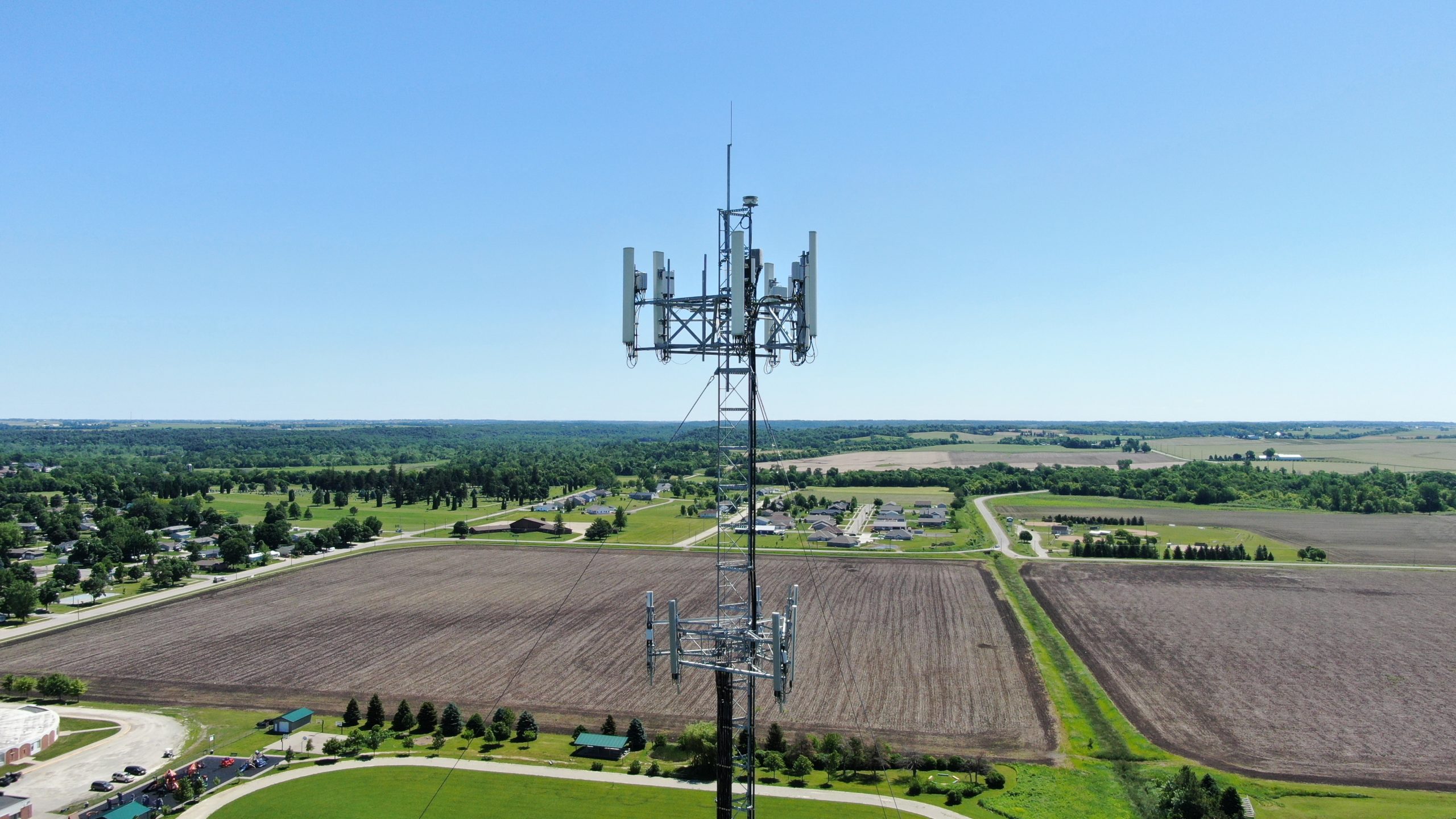 Cell tower in Eastern Iowa