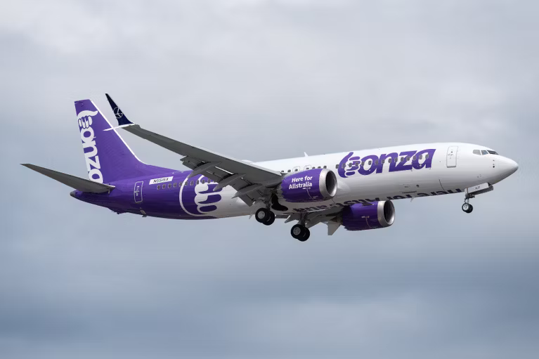 Bonza first painted plane