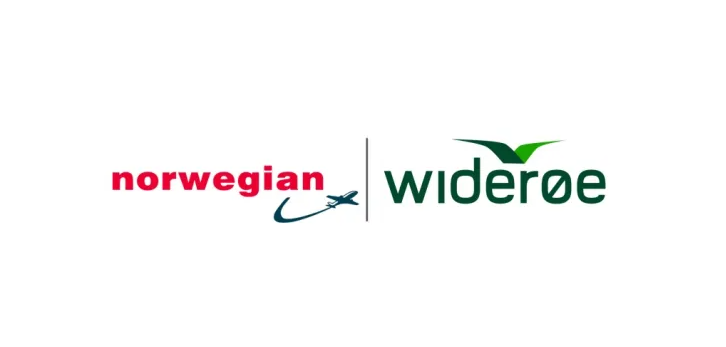 The logo of the 2 airlines