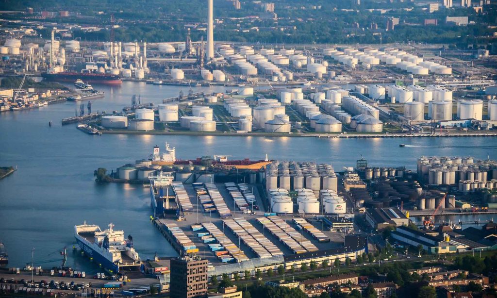 Shell Energy and Chemicals Park in Rotterdam