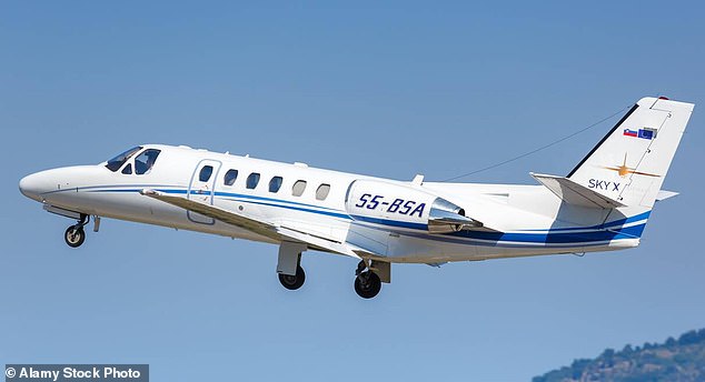 The Austrian-registered Cessna 551 aircraft was flying from Jerez in southern Spain