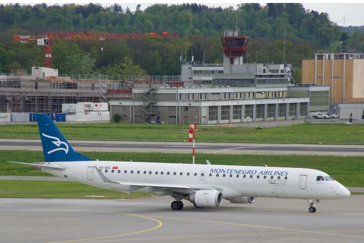 Montenegro Airlines' E195 Remains Grounded In Podgorica