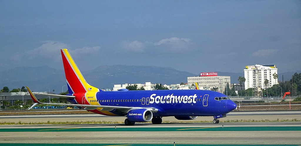 Southwest Aircraft sits on tarmac.