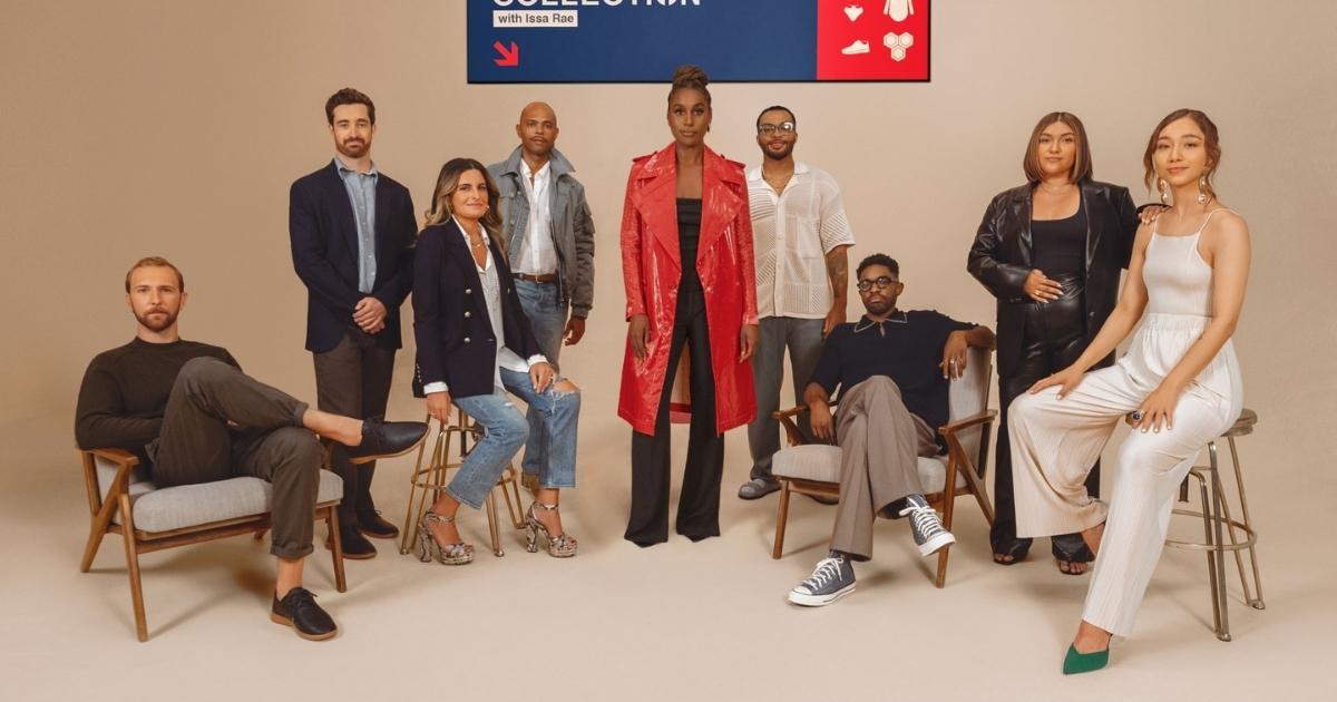 From left to right: Ponto Footwear's Aaron Roubitchek and Joey Marquis, Capsule Six's Diana Lomonaco, Oyster's Woodie White, Issa Rae, Ember Niche's Timothy Campbell and Jarrett Raghnal, Ana Mero, Cadence's Steph Hon
