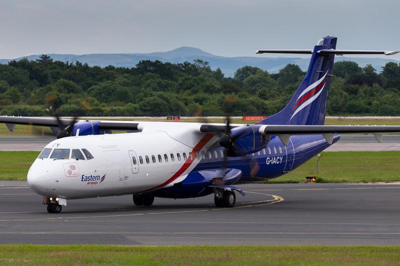 An Eastern Airways aircraft on the runway