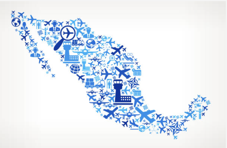 Global network of Mexican aviation and aviation