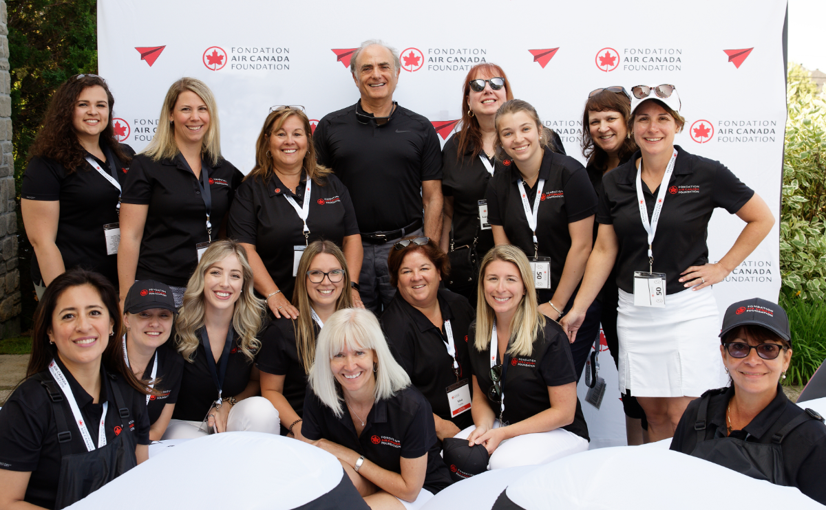 The team of Air Canada Foundation 