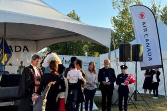 Air Canada welcoming new Canadians during Citizenship ceremony