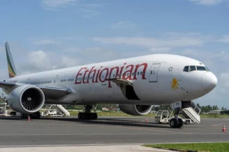 Ethiopian Airlines on tarmac