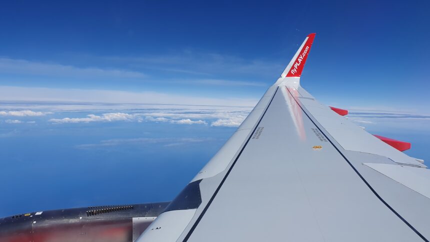 PLAY Aircraft in flight