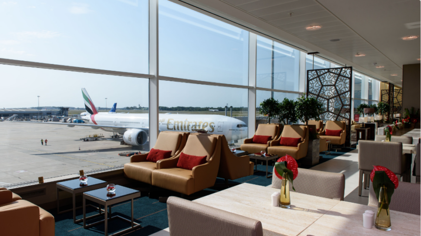 Emirates lounge